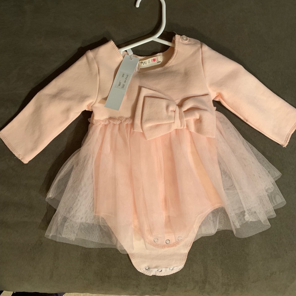 NWT Mae Li Rose infant dress and leggings.